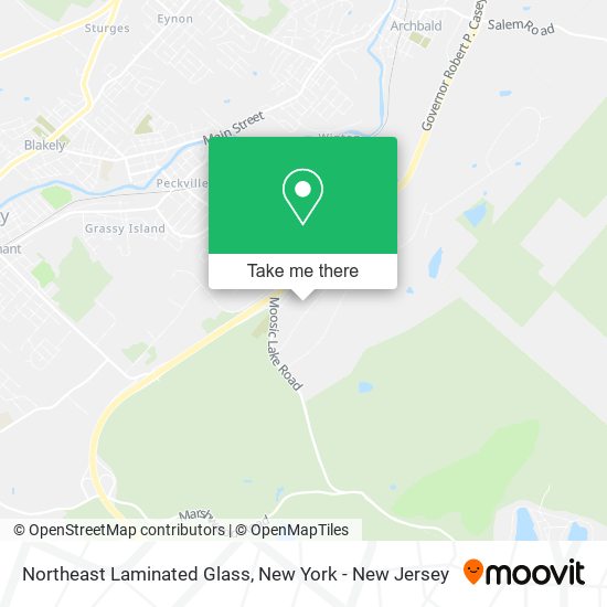 Mapa de Northeast Laminated Glass