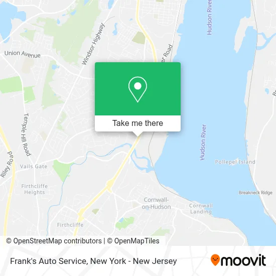 Frank's Auto Service map