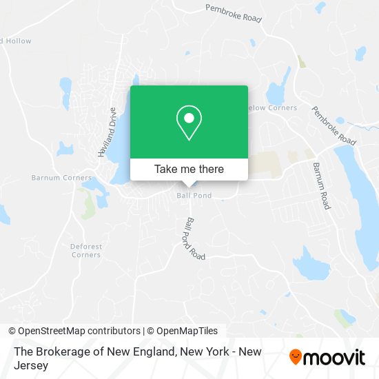 The Brokerage of New England map