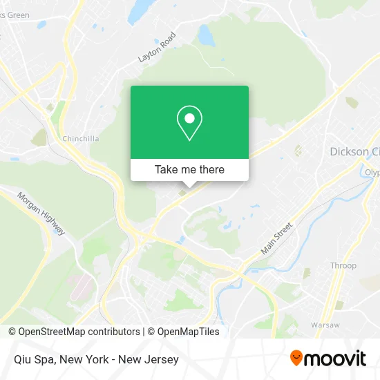 Qiu Spa map