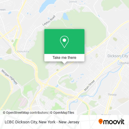 Mapa de LCBC Dickson City