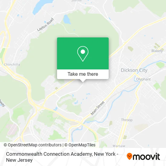 Commonwealth Connection Academy map