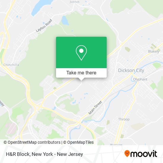 H&R Block map