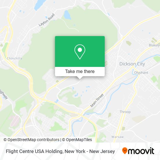 Mapa de Flight Centre USA Holding