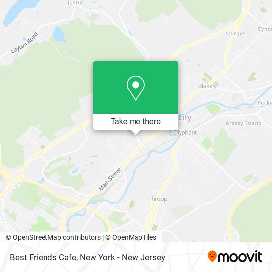 Mapa de Best Friends Cafe