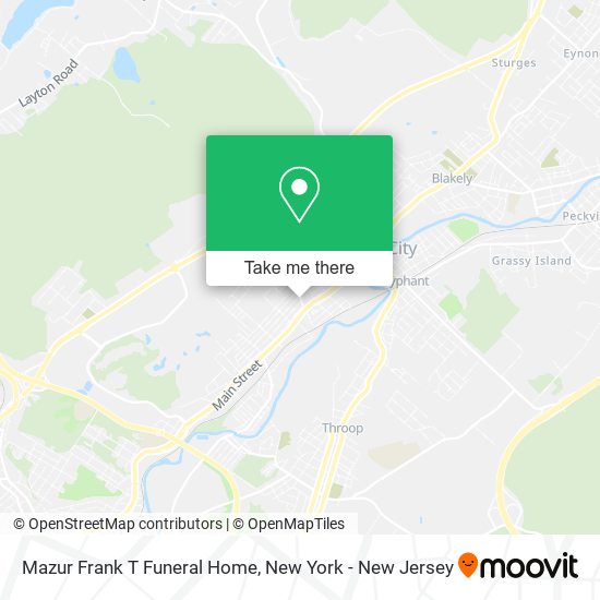 Mazur Frank T Funeral Home map