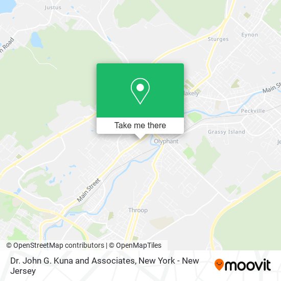 Mapa de Dr. John G. Kuna and Associates