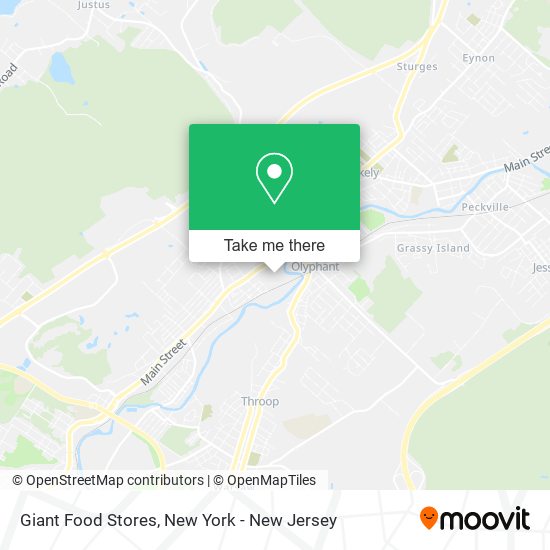 Mapa de Giant Food Stores