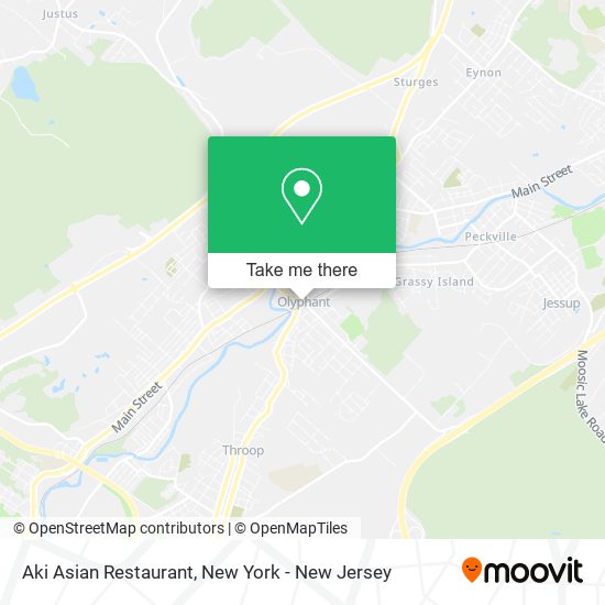 Aki Asian Restaurant map