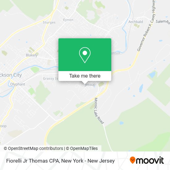 Fiorelli Jr Thomas CPA map