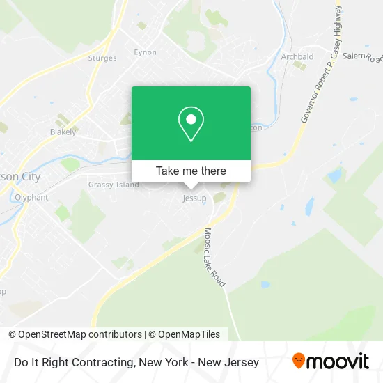 Do It Right Contracting map
