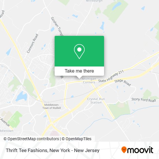 Thrift Tee Fashions map