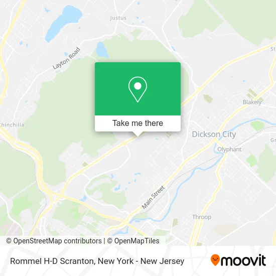 Rommel H-D Scranton map