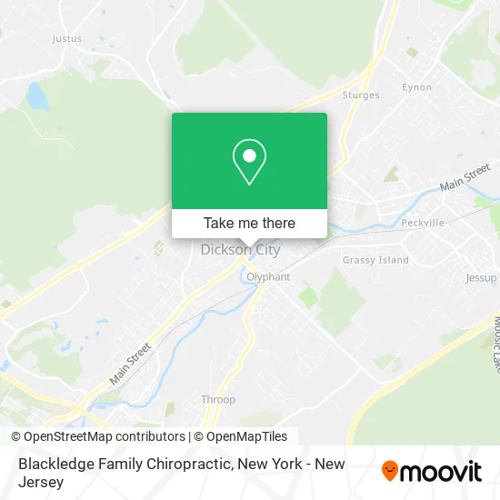 Blackledge Family Chiropractic map