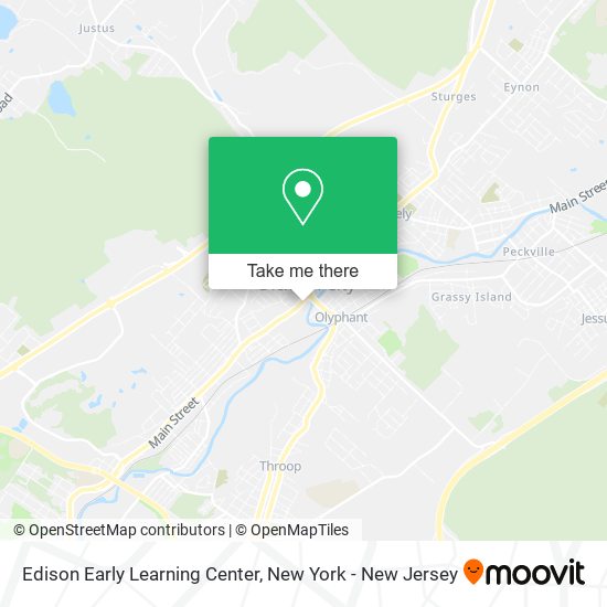 Edison Early Learning Center map