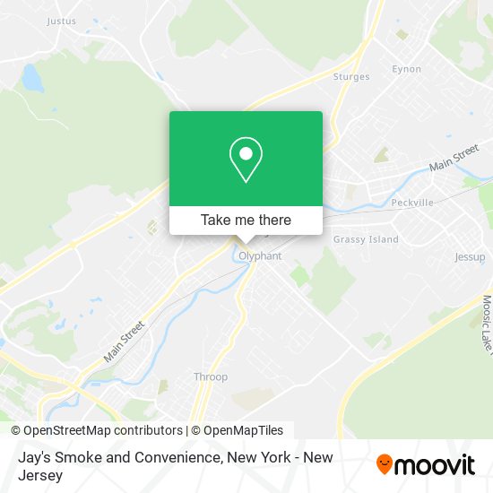 Mapa de Jay's Smoke and Convenience