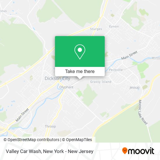 Valley Car Wash map