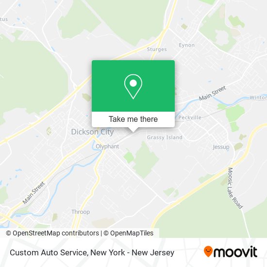 Mapa de Custom Auto Service