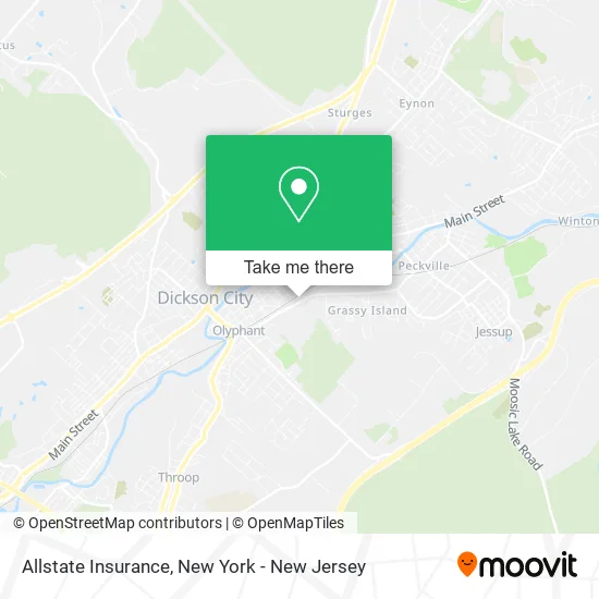 Allstate Insurance map