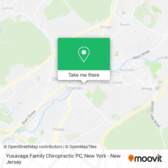 Yusavage Family Chiropractic PC map