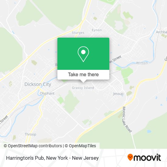 Harrington's Pub map