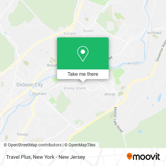 Travel Plus map