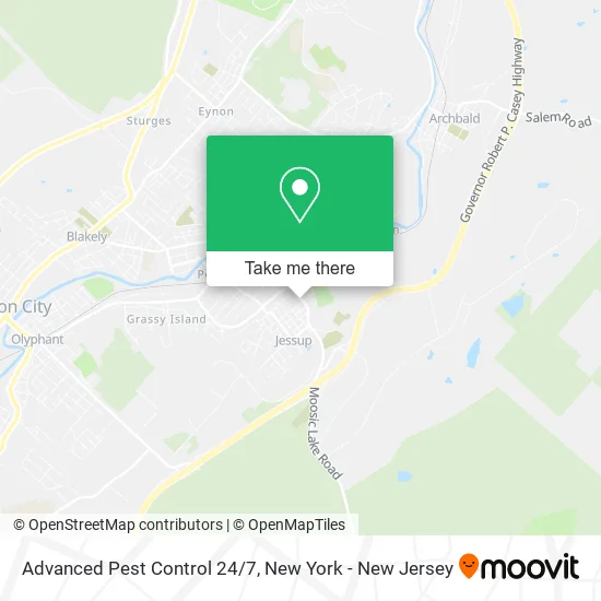 Advanced Pest Control 24/7 map