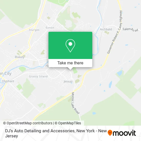 DJ's Auto Detailing and Accessories map
