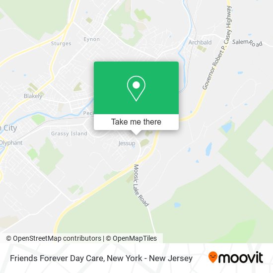 Friends Forever Day Care map