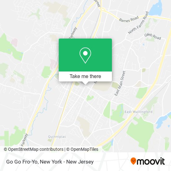 Go Go Fro-Yo map