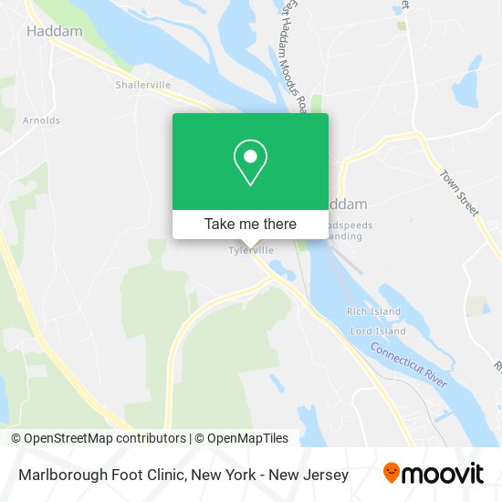 Mapa de Marlborough Foot Clinic