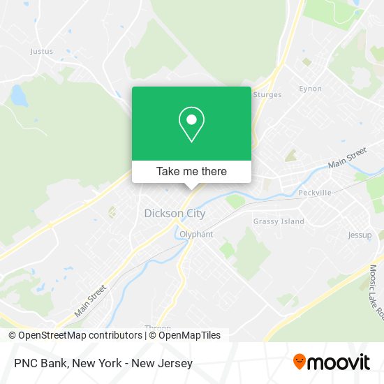 PNC Bank map