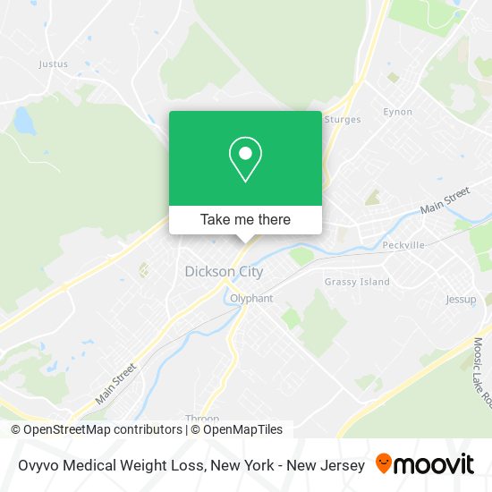 Mapa de Ovyvo Medical Weight Loss