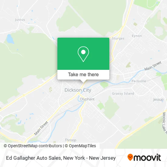 Ed Gallagher Auto Sales map