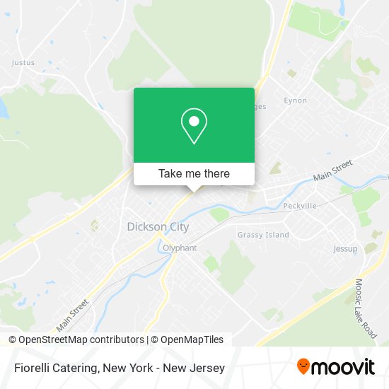 Fiorelli Catering map