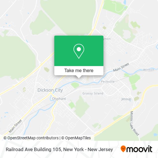 Railroad Ave Building 105 map