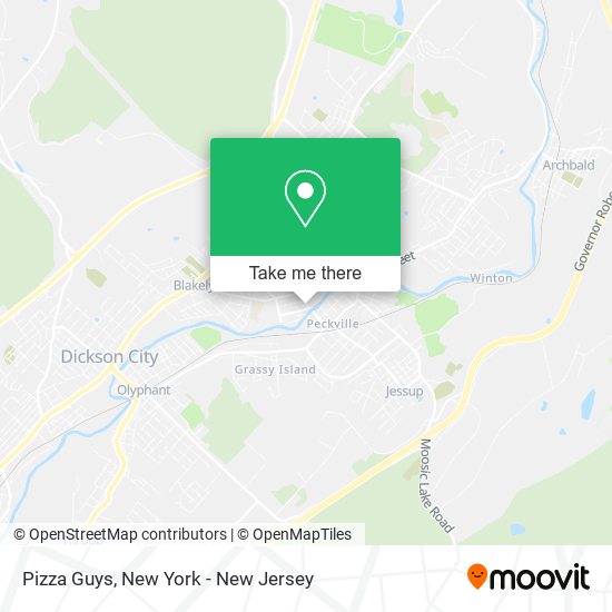 Pizza Guys map