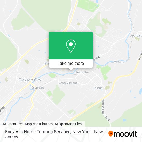 Easy A in Home Tutoring Services map