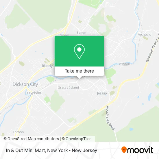 In & Out Mini Mart map