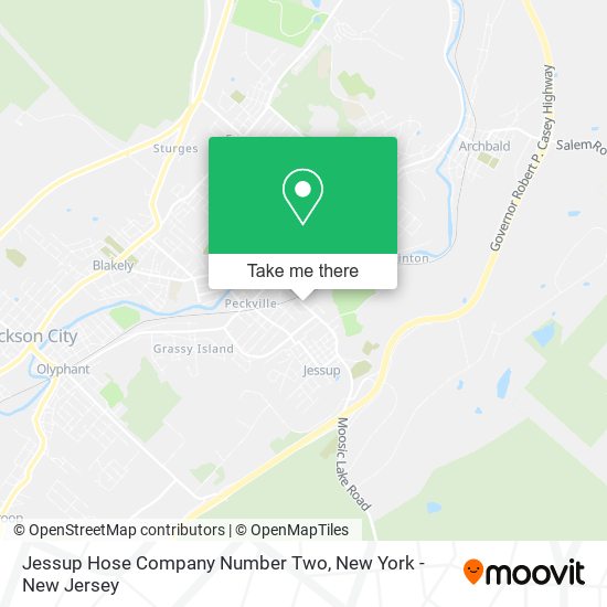 Jessup Hose Company Number Two map