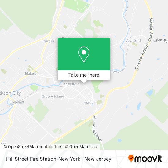 Mapa de Hill Street Fire Station