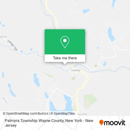 Palmyra Township Wayne County map