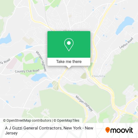 Mapa de A J Guzzi General Contractors