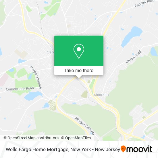 Mapa de Wells Fargo Home Mortgage