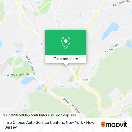 Tire Choice Auto Service Centers map