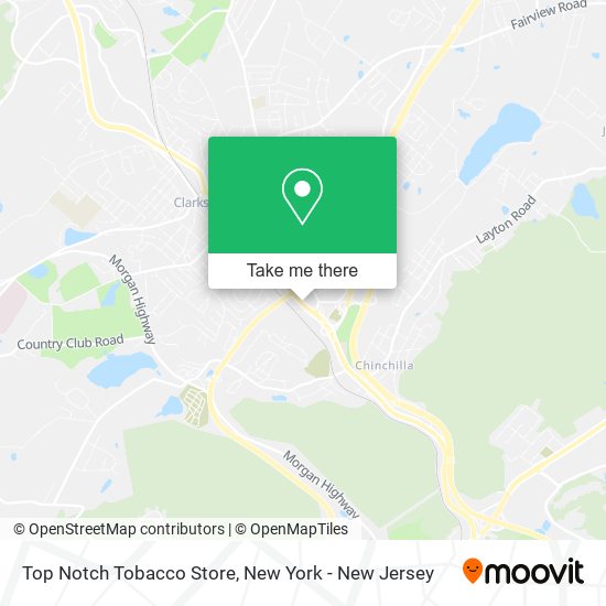 Mapa de Top Notch Tobacco Store