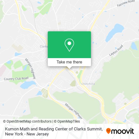 Kumon Math and Reading Center of Clarks Summit map