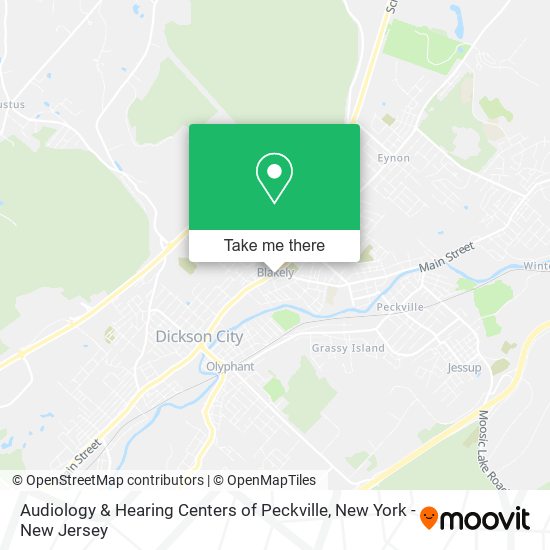 Mapa de Audiology & Hearing Centers of Peckville