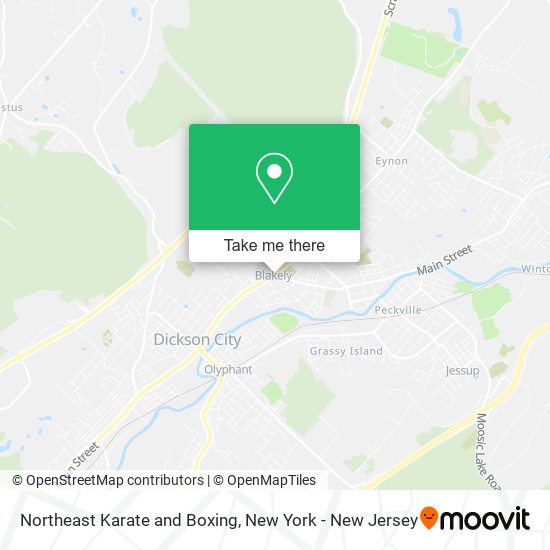 Mapa de Northeast Karate and Boxing