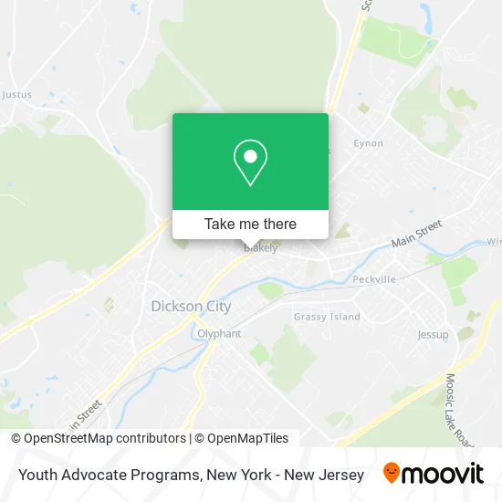 Youth Advocate Programs map